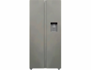 PKM SBS436NFWDIX, Side by Side kombinace chladničky s mrazničkou, 450 l, 2 dvířka s dávkovačem vody, Inox Design, NoFrost, 41 dB, 180 l 4hvězdičkový mrazicí oddíl
