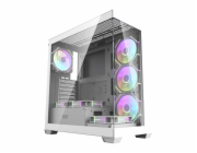 Počítačová skříň Darkflash DS900 (bílá) + 7 ventilátorů ARGB