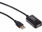 Maclean USB-A – USB-A kabel USB 10 m černý (MCTV-757)