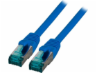 EFB  RJ45 Patchkabel S/FTP, Cat.6A, LSZH, 0,5m, černá