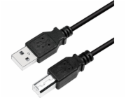 LogiLink USB-A - USB-B USB kabel 5 m černý (CU0009B)