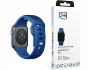 3mk Silicone Watch Strap pro Apple 42/44/45/49 mm Blue