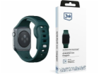 3mk Silicone Watch Strap pro Apple 42/44/45/49 mm Evergreen