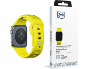 3mk Silicone Watch Strap pro Apple 42/44/45/49 mm Yellow