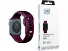 3mk Silicone Watch Strap pro Apple 38/40/41 mm Mulberry