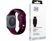 3mk Silicone Watch Strap pro Apple 38/40/41 mm Mulberry