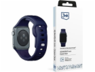 3mk Silicone Watch Strap pro Apple 42/44/45/49 mm Ocean Blue