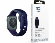 3mk Silicone Watch Strap pro Apple 42/44/45/49 mm Ocean Blue