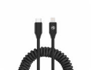 Tellur Rozšiřitelný kabel USB-C na Lightning PD27W až 1,8 m černý