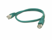 GEMBIRD kabel patchcord Cat5e UTP 0,5m, zelený