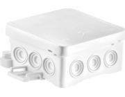 Simet Nástěnný box 85x40x85mm s integrovanou vývodkou, samosvorná řada FASTBOX&ampHOOK bílá IP54 NS6 35346106