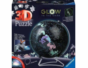 3D Puzzle Záře V Temné Hvězdné Zeměkoule