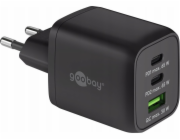 goobay USB-C PD víceportová rychlá nabíječka Nano 65 wattů