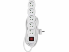 Prodlužovací kabel 7 m / 5 zásuvek / s vypínačem / bílý /...