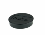 Nobo magnety 38 mm, černé (4)