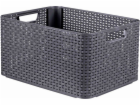 Úložný kufr CURVER STYLE, 30 l, šedý, 43×32×23 cm