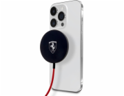 Ferrari 15W Magnetická Bezdrátová Nabíječka Black Bezdrátová indukční nabíječka nejvyšší kvality je mimořádně pohodlný produkt, který vám umožní rychle nabíjet elektronická zařízení bez nutnosti použ