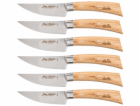 Laguiole Jean Dubost Steak Knife Set 6pcs., Oak Wood