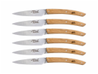 Laguiole Jean Dubost Knife Set 6 pcs., Oak Wood