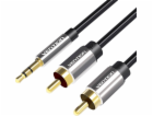 Cable Audio 2xRCA to 3.5mm Vention BCFBJ 5m (black)