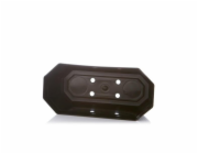 Hrnec Uniplastex UKOR, O 24 x 11,3 cm, tmavě hnědý