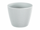 Hrnec Prosperplast Splofy DSP160, V 15,7 cm, bílý