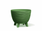 Prosperplast Furu Květináč, plast, O 29 cm, zelený