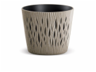 Hrnec Prosperplast Sandy, plast, V 15,8 cm, písk