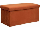 Pouf Atmosphera 197333C, oranžový, 76 cm x 38 cm x 38 cm