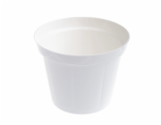 Hrnec Uniplastex Classic UDC12, plast, O12cm, bílý