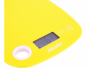 Mesko | Kuchyňská váha | MS 3159y | Maximální hmotnost (nosnost) 5 kg | Dělení 1 g | Typ displeje LCD | Žlutá