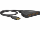 goobay Přepínač HDMI 3 na 1 (4K @ 60 Hz), přepínač HDMI