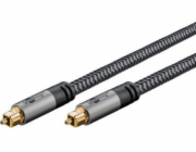 Goobay Kabel Plus Toslink (černo-stříbrný, 3 metry)