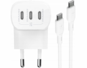 Belkin BoostCharge Laptop, Chytrý telefon, Univerzální Bílá AC Rychlé nabíjení Vnitřní