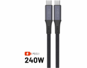 Fixed kabel USB-C/USB-C FIXDBP-CC2-GR