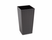 Hrnec Lamela Ratan 576-50, plast, H 35 cm, šedý