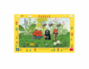 Dino Papírové puzzle Krtek na výletě 15 dílků