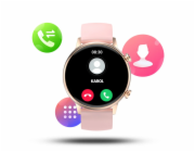 MANTA ALEXA Mini Smartwatch, Smart hodinky, zlaté