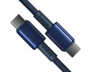 Kabel USB-C na USB-C Baseus Tungsten Gold, 100 W, 1 m (modrý)
