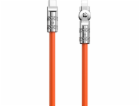 Otočný kabel USB-C na Lightning Dudao L24CL 120W 1m (oran...