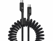 Baseus Fish-Eye Rychlonabíjecí kabel USB C na USB C 1 m 100 W Černá