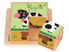 2Kids Toys Dřevěné kostky Farma 2