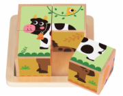 2Kids Toys Dřevěné kostky Farma 2