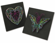 Lena String Art motýl a srdce