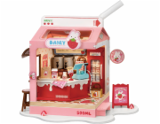 RoboTime 3D dřevěná skládačka Miniatura domečku Mléčný bar Strawberry