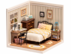 RoboTime 3D dřevěná skládačka Miniatura domečku Ložnice S...