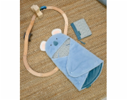 Doudou Plyšová modrá dečka s kapucí Yoca le koala 70 cm