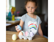 Bigjigs Toys Sada barevných kříd ve tvaru vejce 6 ks
