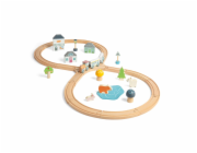 Bigjigs Toys Dřevěná vláčkodráha u lesa