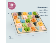 Bigjigs Toys Dřevěné puzzle velká písmena - ABC